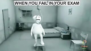 When you fail in your exam