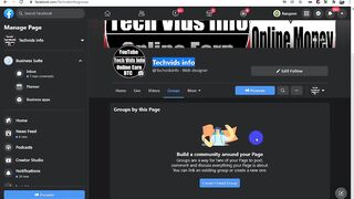 How To Create a Facebook Link Group for Techvids info