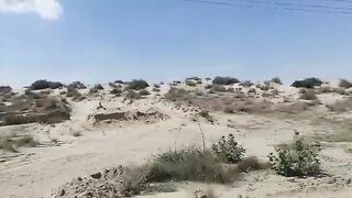 Travel in desert area