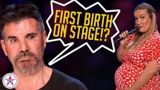 FIRST BIRTH ON STAGE?! Pregnant Singer WOWS the Judges with Huge Voice on BGT 2023!