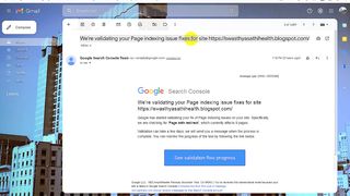 We're validating your Page indexing issue fixes for site swasthyasathihealth blogspot Website