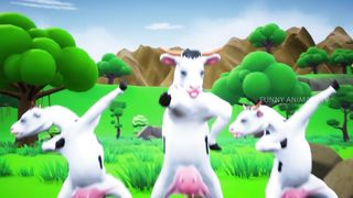 Funny Cow Dance  l  Cow Song & cow video