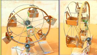 How to make ferris wheel with dc motor / diy ferris wheel with motor/science project/seekazon