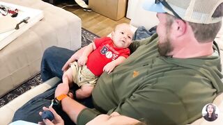 Cutest Baby Copy Daddy Everytime || Funny Moment