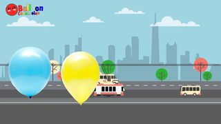 Cocomelon Balloon Matches Color Tayo Bus Mini Balloon Satisfying Puzzle