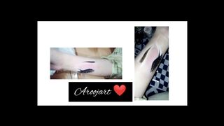 hand art eyesmakeup tutorial