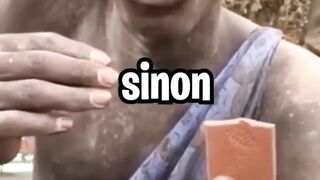First time he tastes chocolate ????