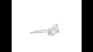 Round-Cut Diamond Stud Earring