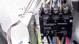 Air conditioner wire connection