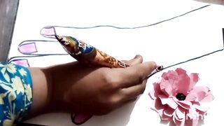 Mehndi Design,Backhand Henna Design, Tutorial step by step