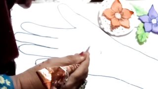 Henna Design very easy and beautiful, tutorial