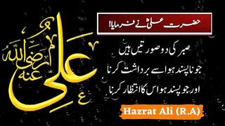 Top 20 Hazrat Ali Quotes in Urdu | Quotes of Hazrat Ali Ke Aqwal e Zareen || Hazrat Ali  ki Aqwal
