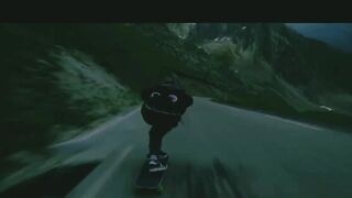 Skateboard speed record
