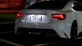 TOYOTA A86 Cinematic - white elegant