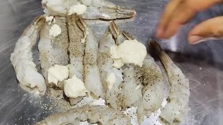 Golden Fried Prawns