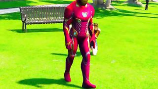 GTA V _ SPIDER-MAN CHEATED IRON MAN