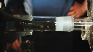 Scientist glass blower art