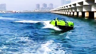 Car in water