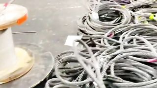 Steel wire rope sling manufacturing