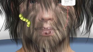 Makeup animation video #asmr #freshyasmr #removalanimation #detalcare #tartarremoval 7