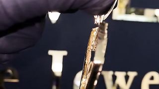 10k Gold Nugget Style Super Man Pendant by Ijaz Jewelers