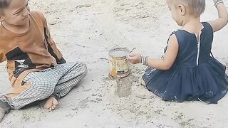 Funny video prank with child