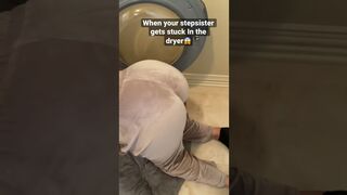 When your stepsister gets stuck i the dryer  -  #shorts #viralshorts #viral #shorts #viralshorts #tiktok #pourtoi #foryou #sister #stepsister #funny