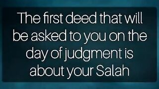 FIRST QUESTION OF ALLAH, DON'T MISS THIS