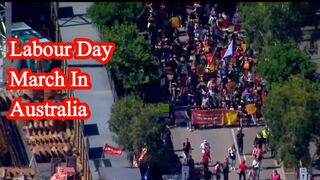 Australian Prime Minister joins the labour day march
