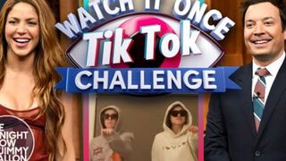 Watch It Once TikTok Challenge with Shakira | The Tonight Show Starring Jimmy Fallon