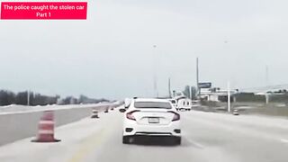 The police caught the stolen car