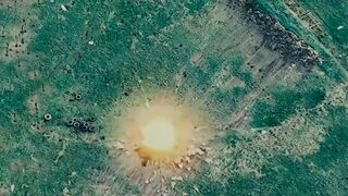 UAV used by Belarusian volunteers to drop 120mm mortar rounds