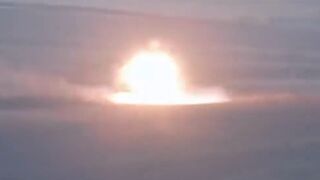 Ukrainian troops blow up Russian equipment, ammo and mines in huge blast