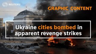 Ukraine cities bombed in apparent revenge strikes