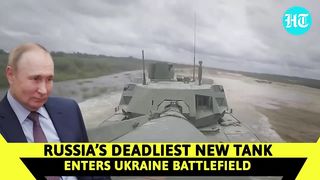 Putin's new T-14 Armata battle tanks crush Ukrainian positions