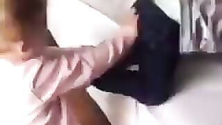Babys funny enjoying in bed