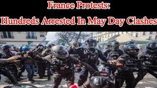 Mass arrests in France May Day protests