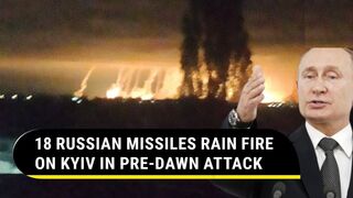 Putin's forces pound Kyiv with 18 missiles as Ukraine readies for counteroffensive