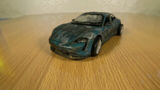 Restoration Porsche Taycan Turbo S | Silent Killer 1/18 Model Car