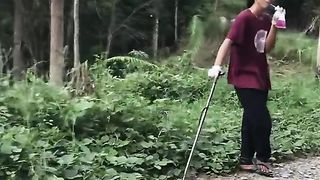 Cuma bisa tersenyum