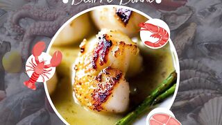 Seared Scallops with Champagne Beurre Blance