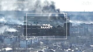 Ukrainian Territorial Defence Forces release footage of combat operations inside Bakhmut