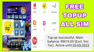 CARA DAPAT TOPUP PERCUMA