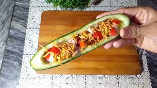 Cucumber Boat Salad recipe