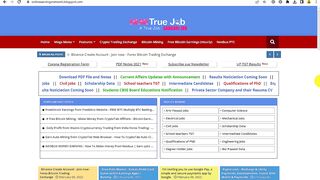 Online True Job Portal Website