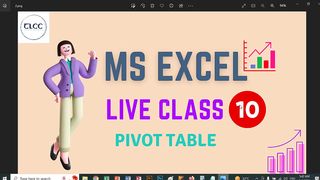 Excel Pivot Table Live Class