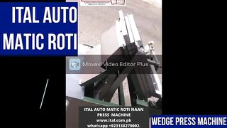 Ital AutoMatic Roti Chapatti Wedge Press Machine