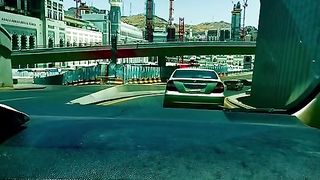 Makkah clock tower under ground parking