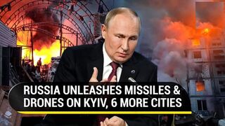 Russia's mass attack on Ukraine; Kyiv pounded with Tu-95 bombers, 21 missiles & drones