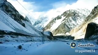 Snow Covered Skardu Road | Skardu